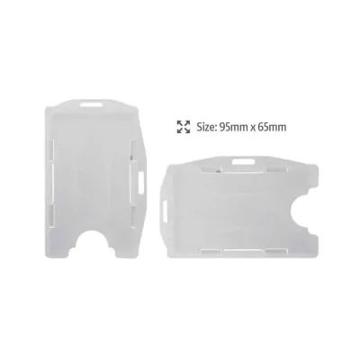 Double Side PVC Card Holder